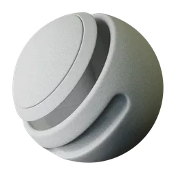 Light grey mate plastic