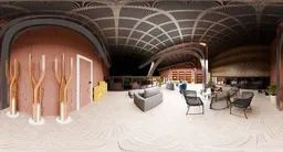 Luxury Indoor Lounge Terrace