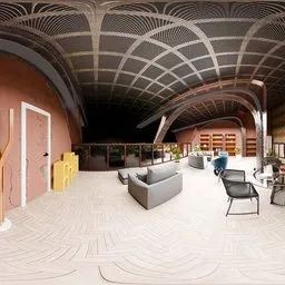 Luxury Indoor Lounge Terrace
