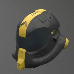 Sci-fi helmet