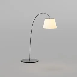 Arched floor lamp