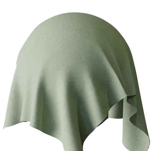 Felt kvadrat almond green