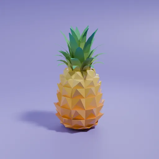 Lowpoly Pineapple