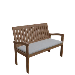 Armchair wooden 3 seater