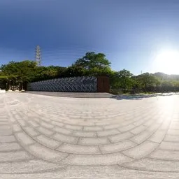 Daytime Afternoon Plaza 16k