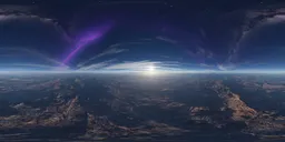 Sci-fi Alien Planet Landscape