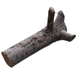 "Highly detailed photogrammetry scan of firewood, perfect for adding realism to your forest or rustic scenes. Compatible with Blender 3D software."