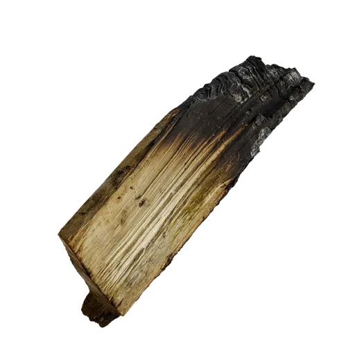 Burnt firewood