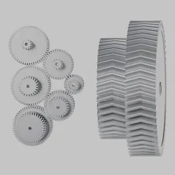 Compound Herringbone Gear Set