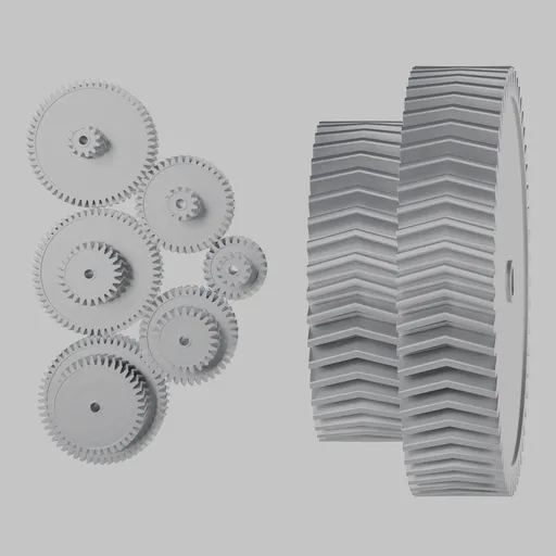 Compound Herringbone Gear Set