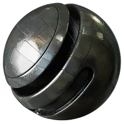 Scifi Space Panel Silver