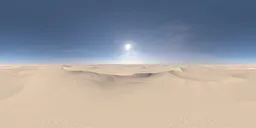 Sunny Hazy Desert Dunes