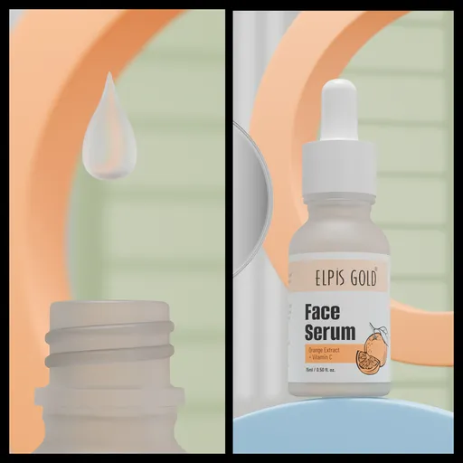 Serum dripping and cap closing shot