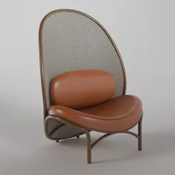Chips Lounge Chair B114 - Nougat