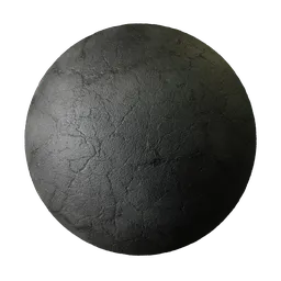 Road cracked asphalt