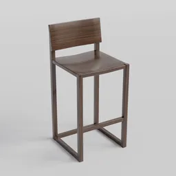 Wooden Bar Chair