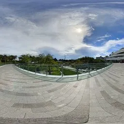 Cloudy stone brick bridge during daytime