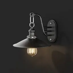 Industrial Chain Wall Sconce