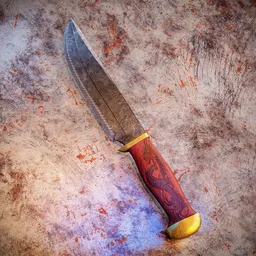 Fantasy Hunting old Knife