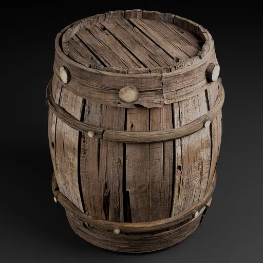 MK-Wooden barrel
