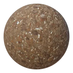 Dry Soil with Pebbles