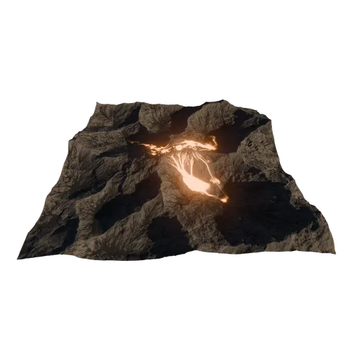 Lava Planet Surface
