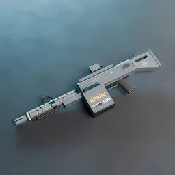 Sci Fi Light Machine Gun