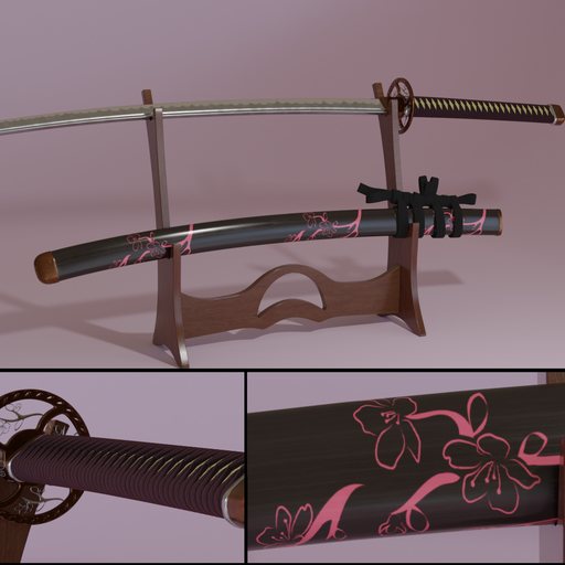 Thumbnail: Katana with stand
