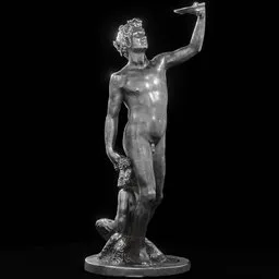 Steel standing bacchus