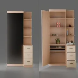 Aero- DressingTable (rigged)