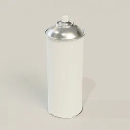 Spray Paint Can Blank Mockup