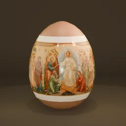 Traditional Orthodox Easter Egg