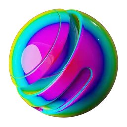 Rainbow colored layers