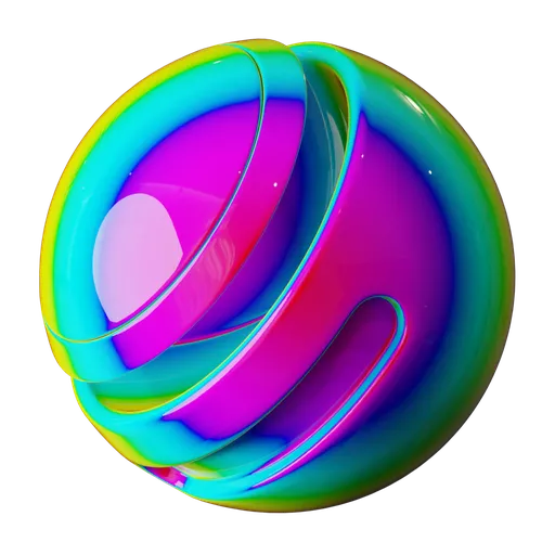 Rainbow colored layers
