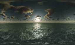 Golden Horizon Ocean Sunset