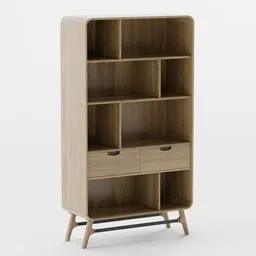 Oak booklshelf