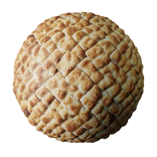 Textured Baked Bread Surface