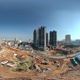 Abandoned construction site