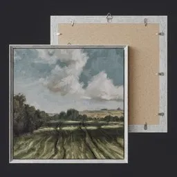 Painting Art Field / Picture Frame / Realistic