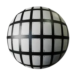 Riveted Metal Plating Grid