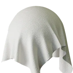 Plain White Chenille