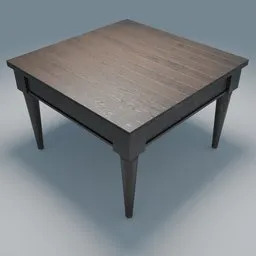 Wenge Wooden Square coffee table