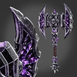 Crystal War Axe