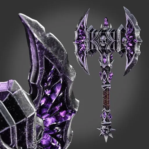 Crystal War Axe