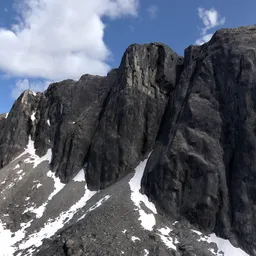 Rocky Mountain Cliff Photoscan