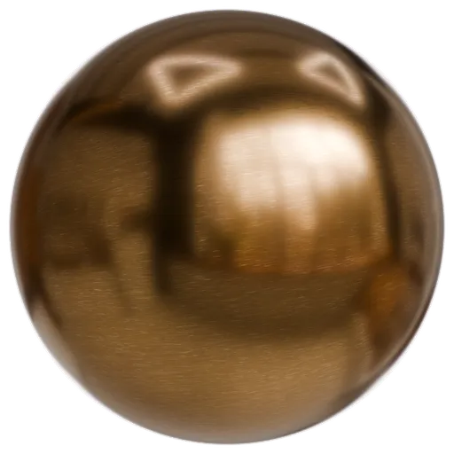 Realistic PBR bronze material texture for 3D rendering in Blender, ideal for metallic surfaces and architectural details.