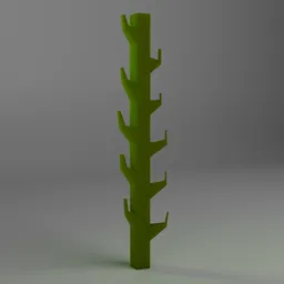 Low Poly Stylized Cactus