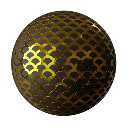 3D rendering of a Japanese Pattern material with 4K resolution for PBR Blender tiles.