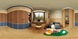 Mid-Century Modern Study Room