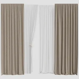GD Silk and Cotton Curtain